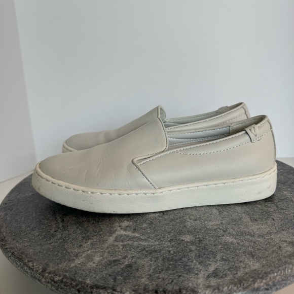 Vionic Avery White Leather Slip On Sneakers Shoes 6 - Picture 6 of 12